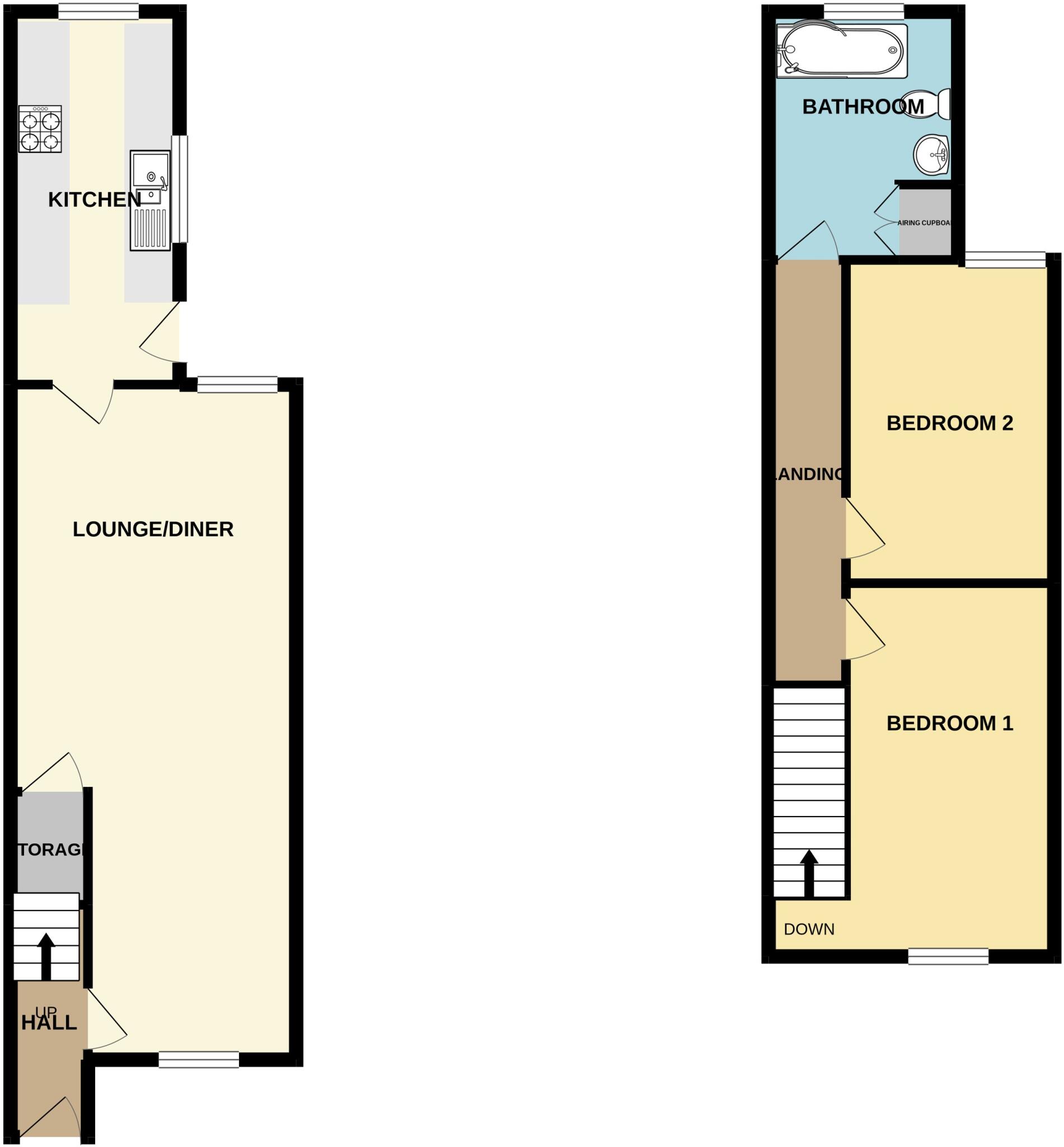 Mill Street, Ilkeston, Derbyshire, DE7 floorplan