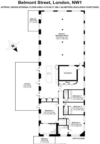 Chappell Loft, Belmont Street, Chalk Farm, NW1 floorplan