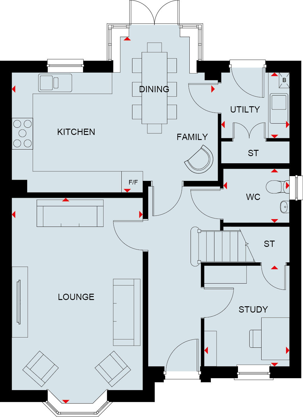 New Haine Road, Manston,
Ramsgate,
Kent,
CT12 6FA
 floorplan