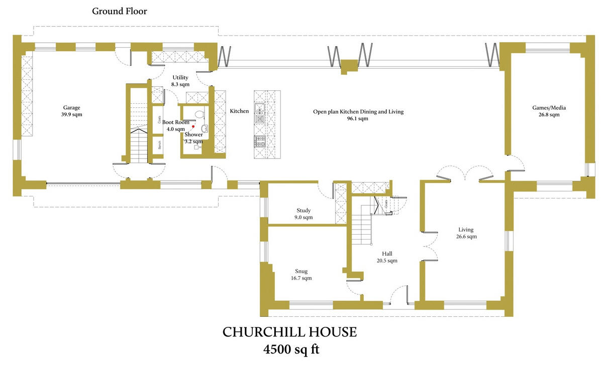 Churchill House Courtlands Park, Banstead , SM7 floorplan