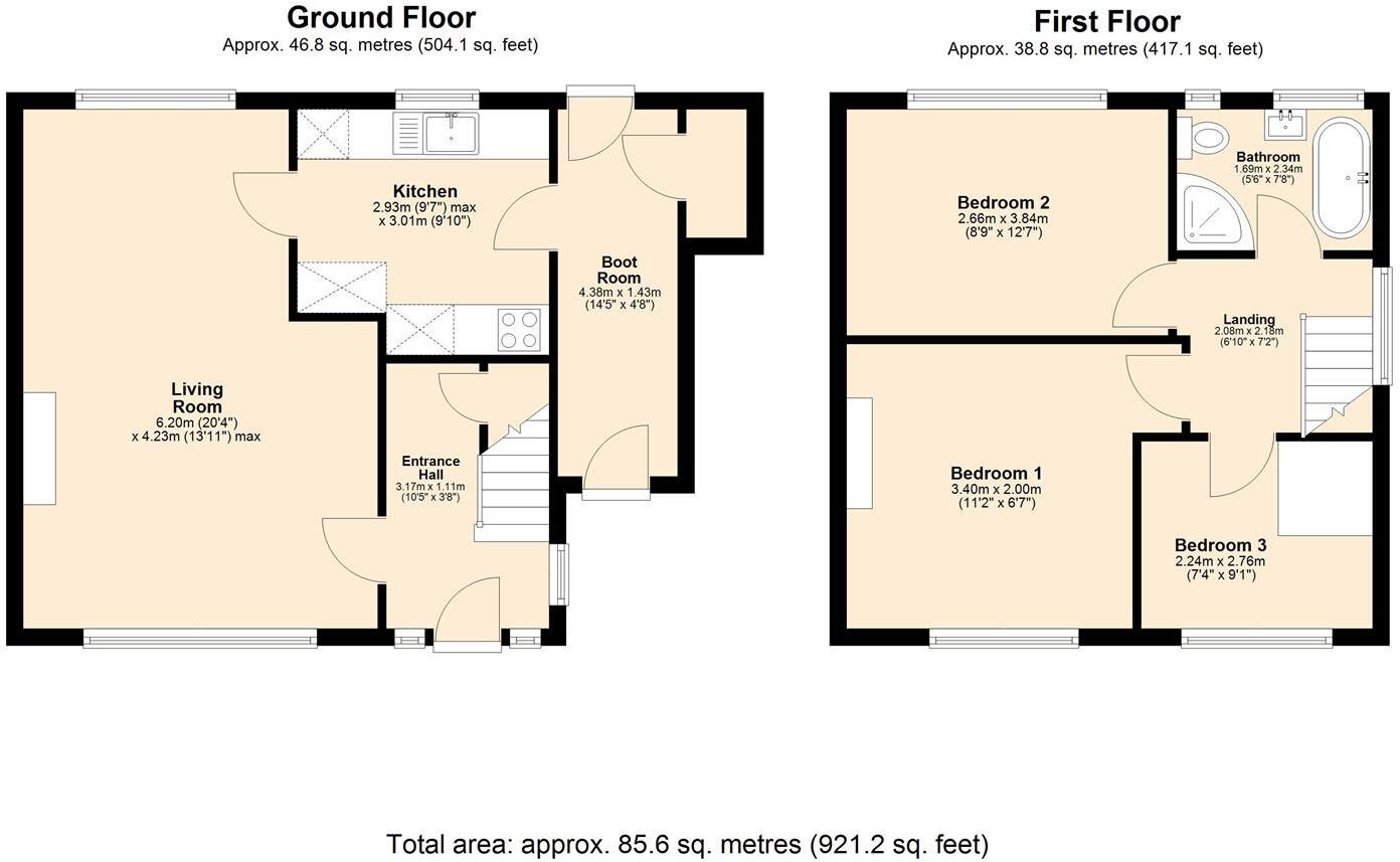 Bridge Lane, Appleton floorplan