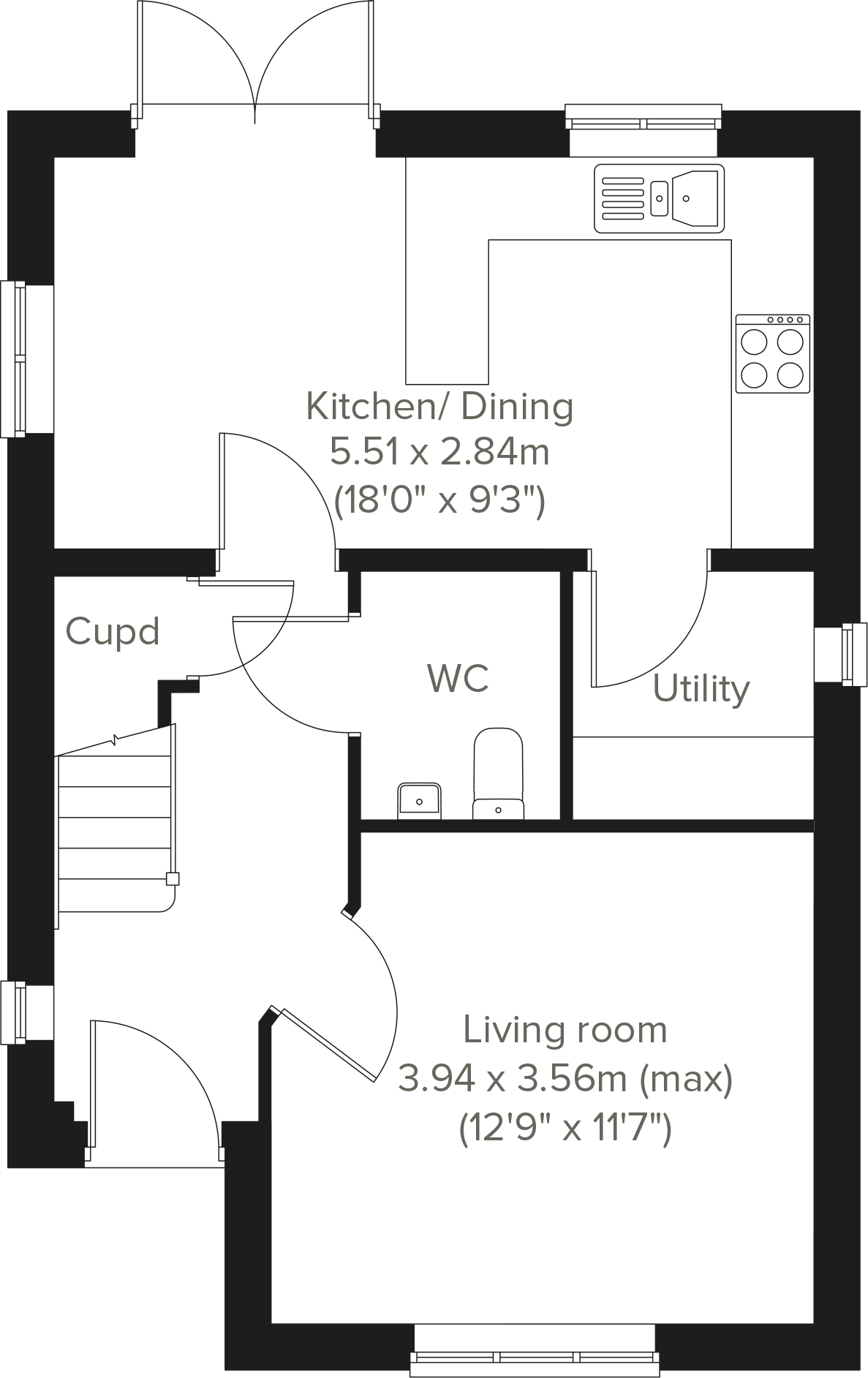 Whittle Road,
Sleaford,
NG34 8YJ floorplan