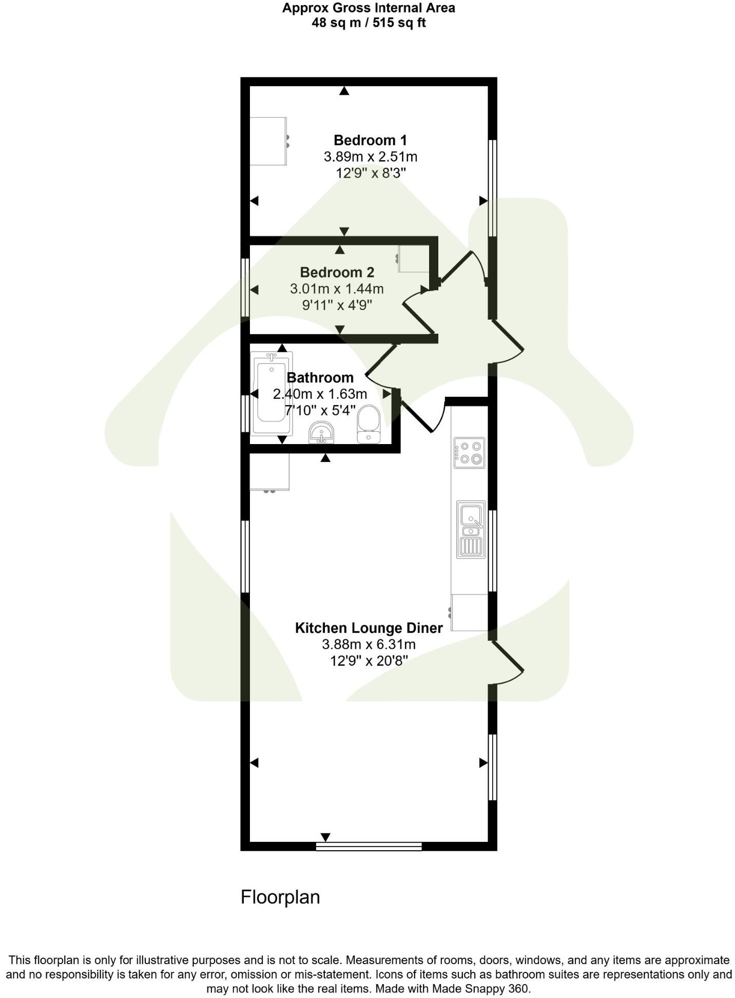Brand New Omar 'Westbury' 42' x 14' floorplan