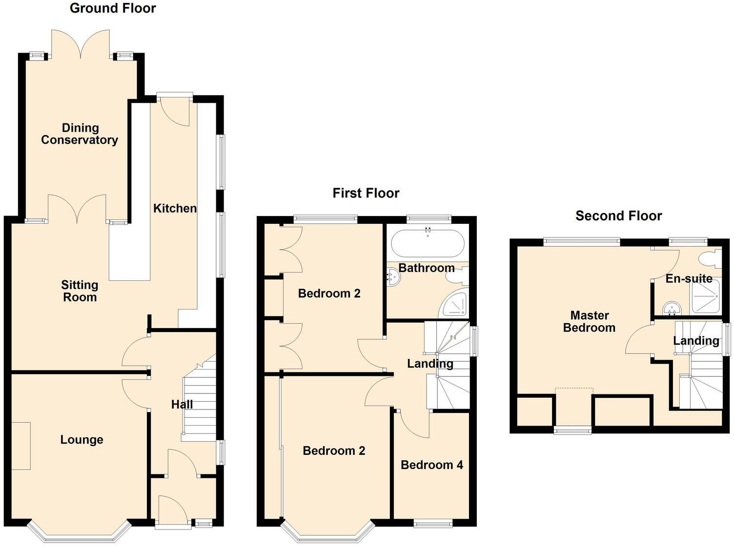 Mallee Crescent, Churchtown, PR9 floorplan