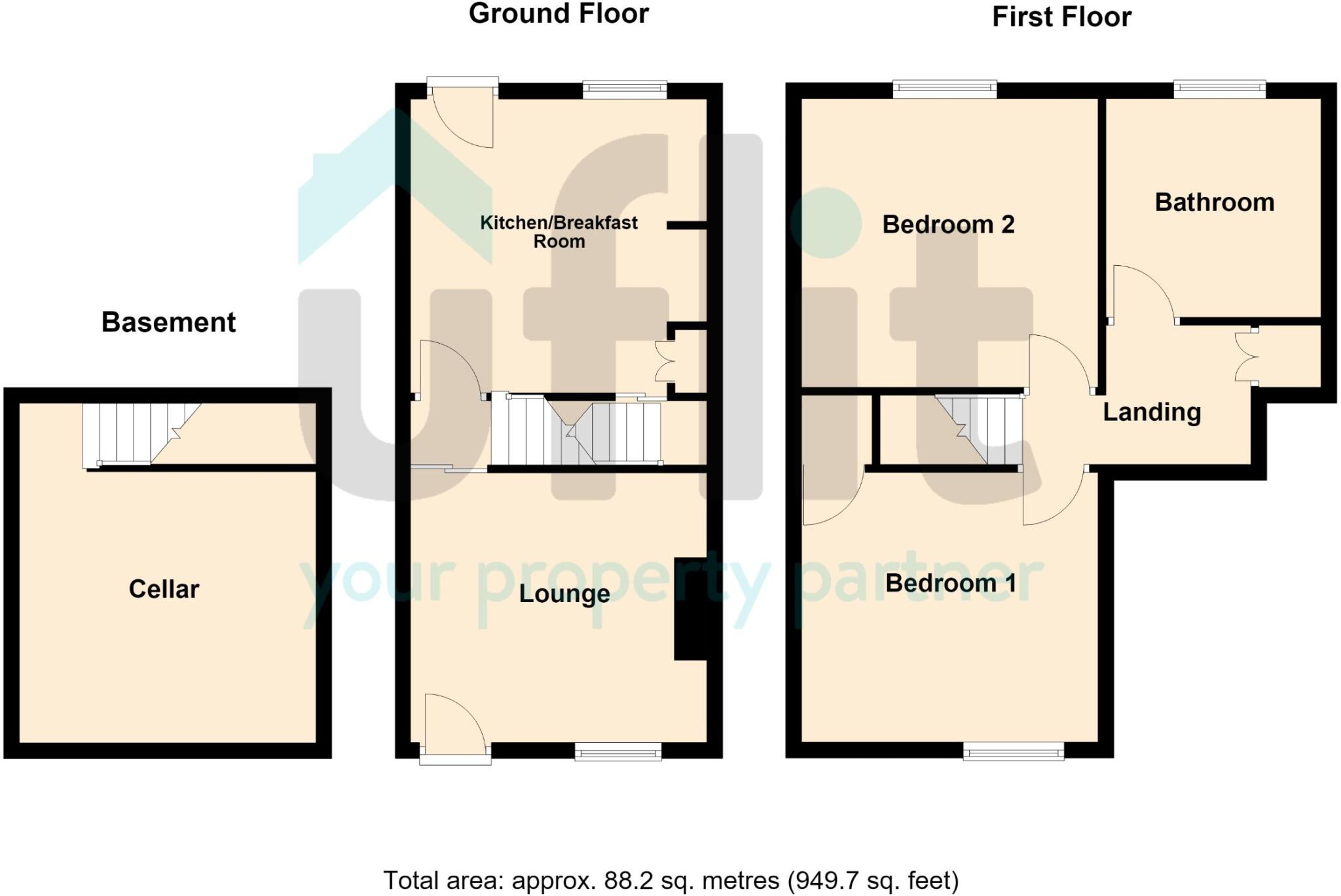 Everill Gate Lane, Wombwell, Barnsley floorplan