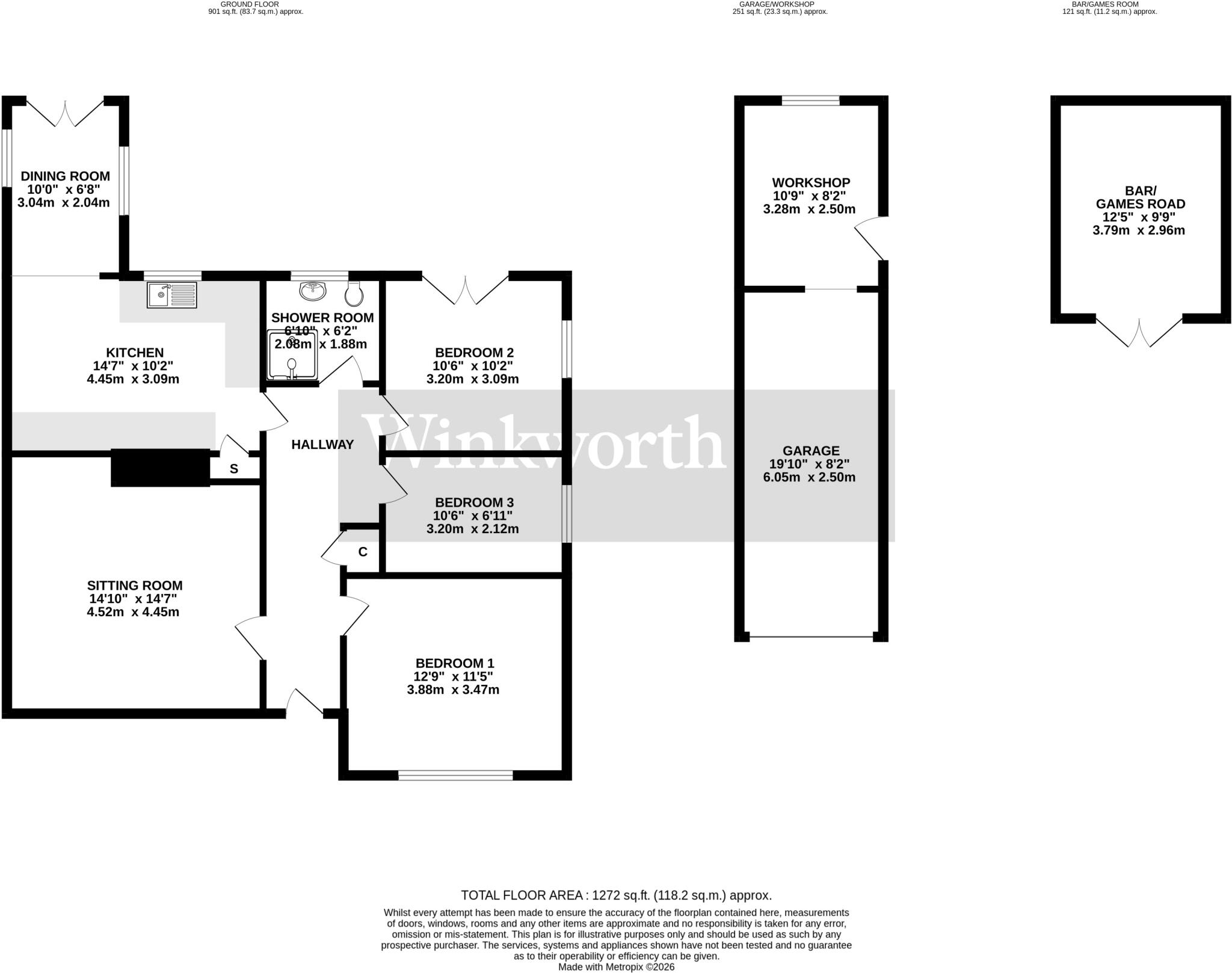 Poringland Road, Stoke Holy Cross, Norwich, Norfolk, NR14 floorplan