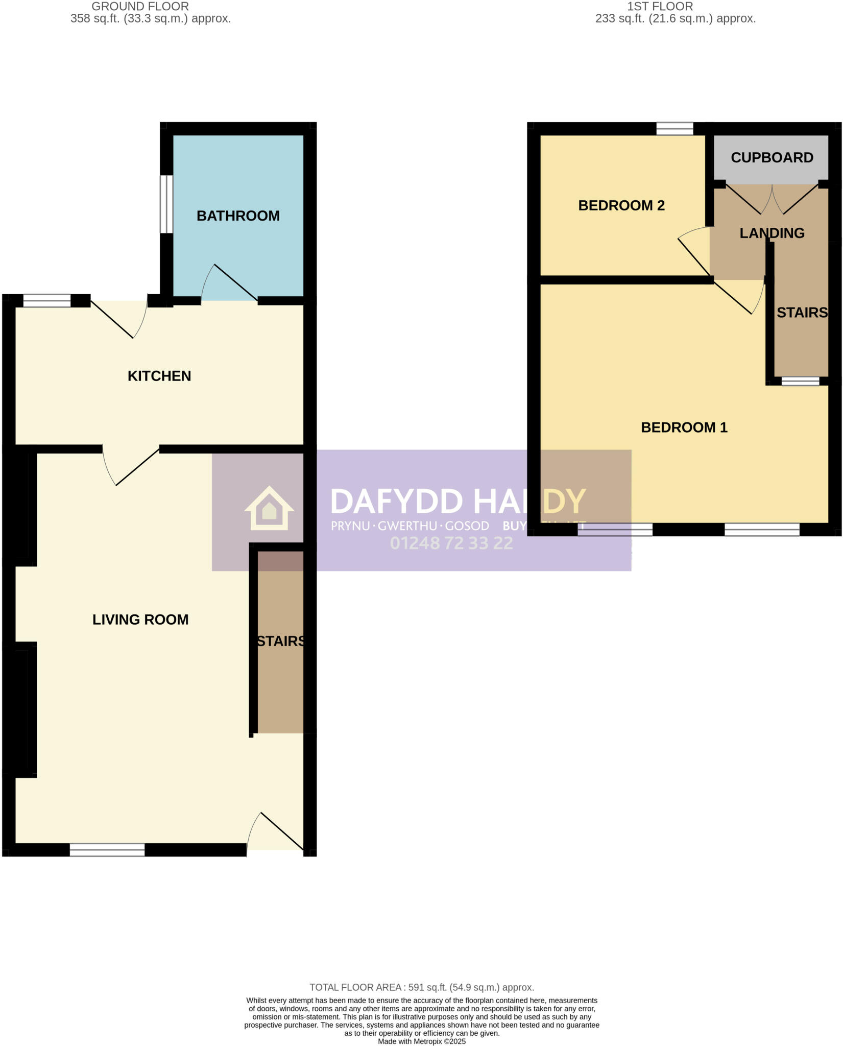 High Street, Rhiwlas, Gwynedd, LL57 floorplan