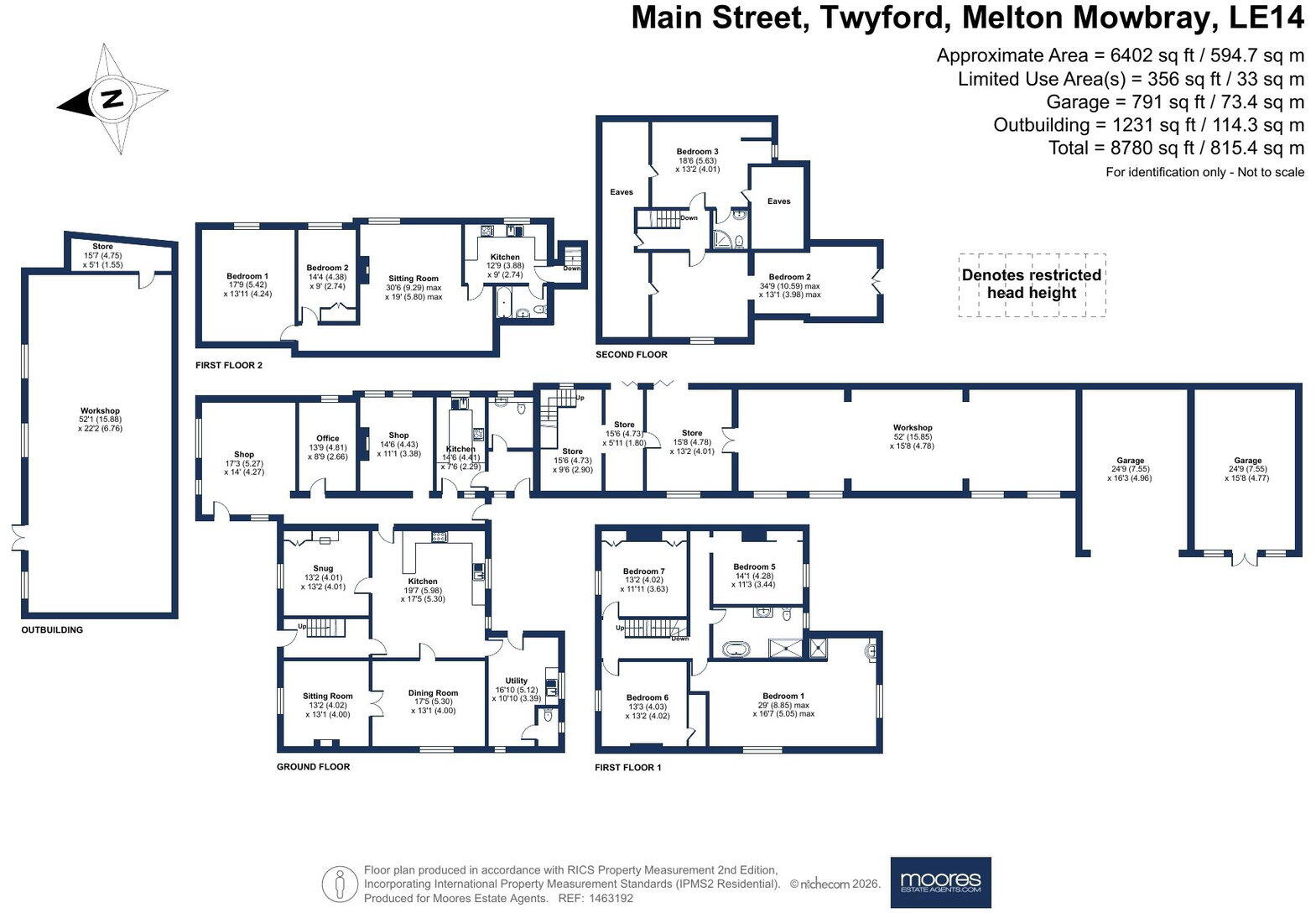 The Ferns and The Old Bakehouse, Twyford floorplan