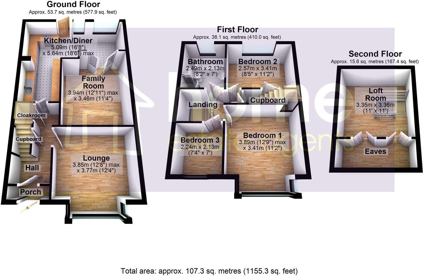 Brownlea Avenue, Dukinfield floorplan