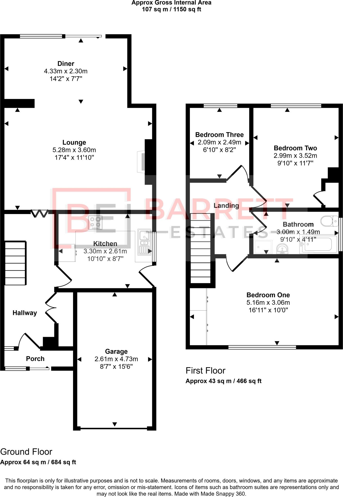 Eastwood Rise, Eastwood, Leigh-On-Sea, Essex, SS9 floorplan