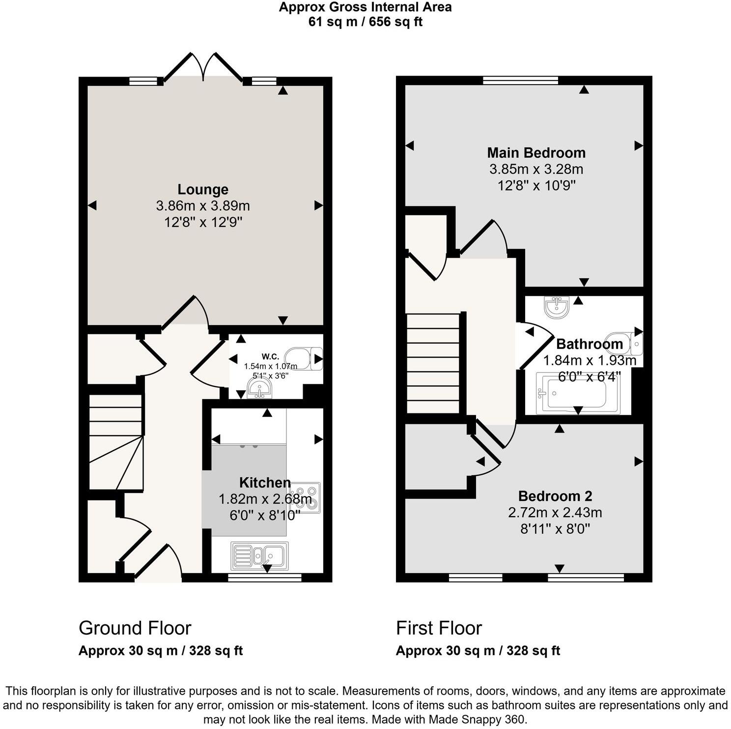 Alicia Way, Newport, NP20 floorplan
