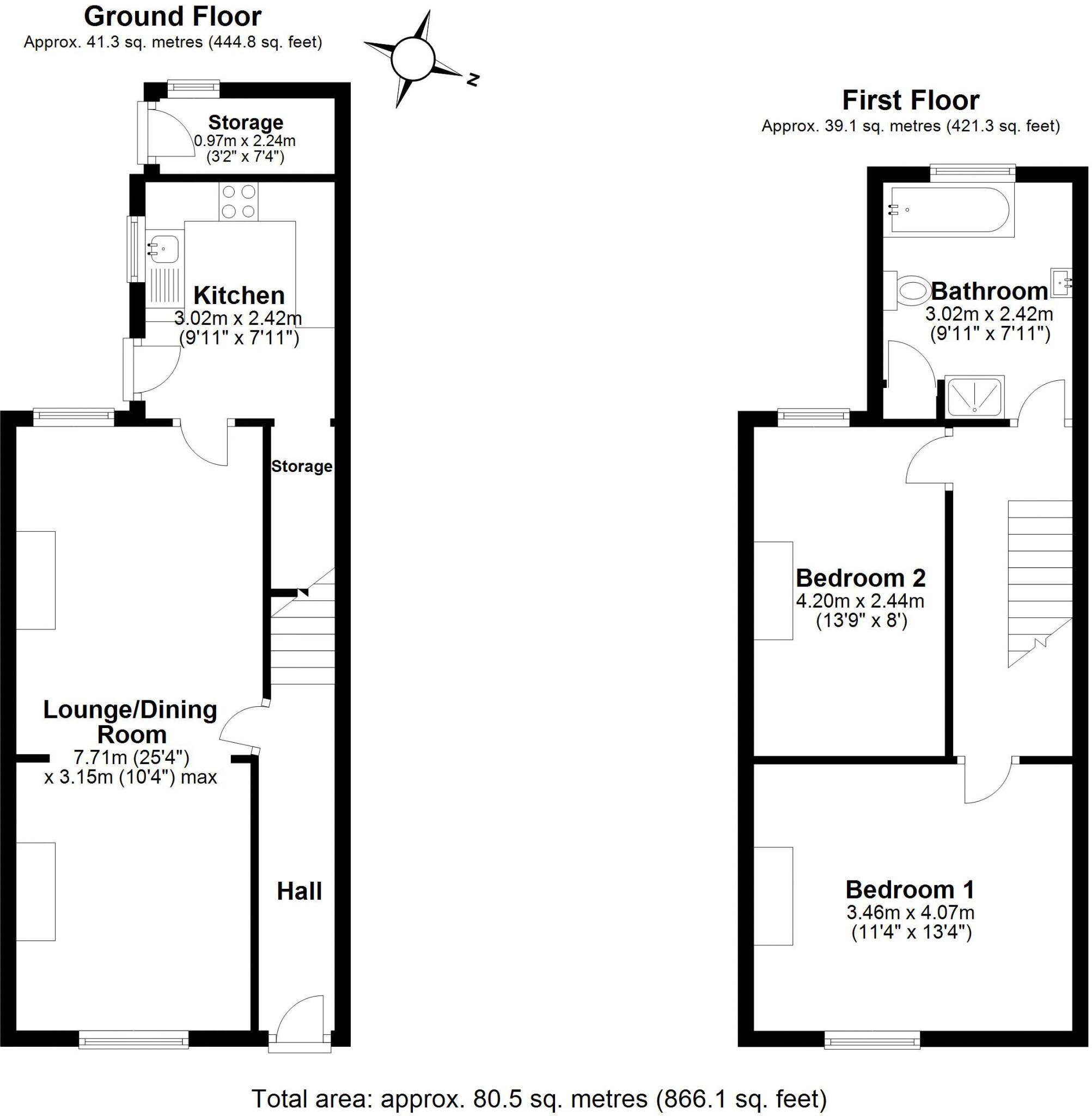 Brackley Street, Stockton Heath floorplan