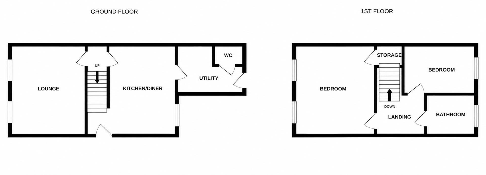 Little London, Spalding floorplan