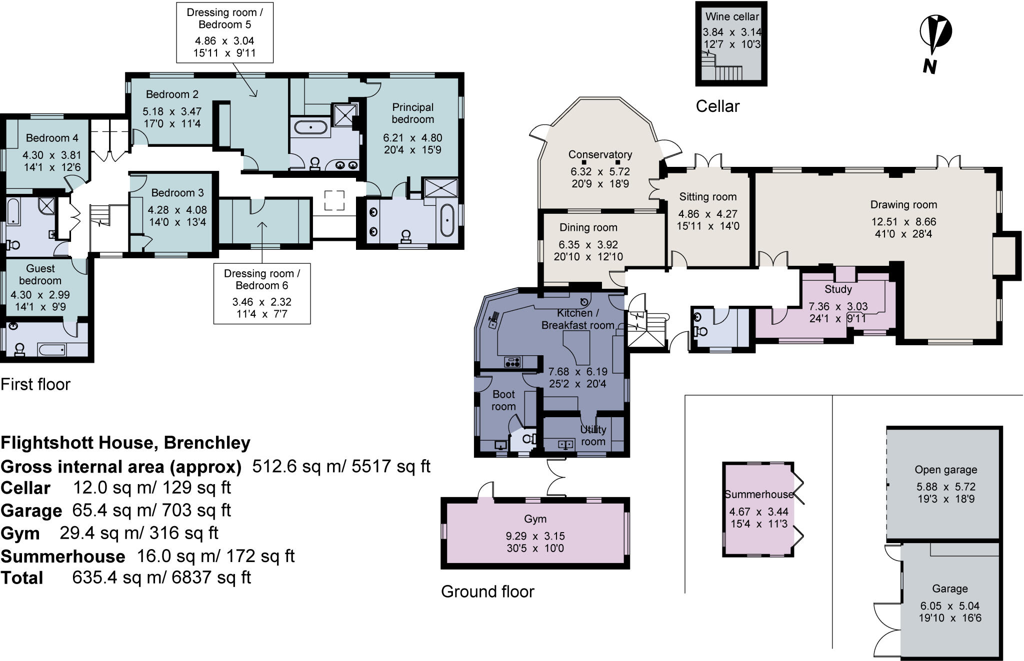 Marle Place Road, Brenchley, Tonbridge, Kent, TN12 floorplan