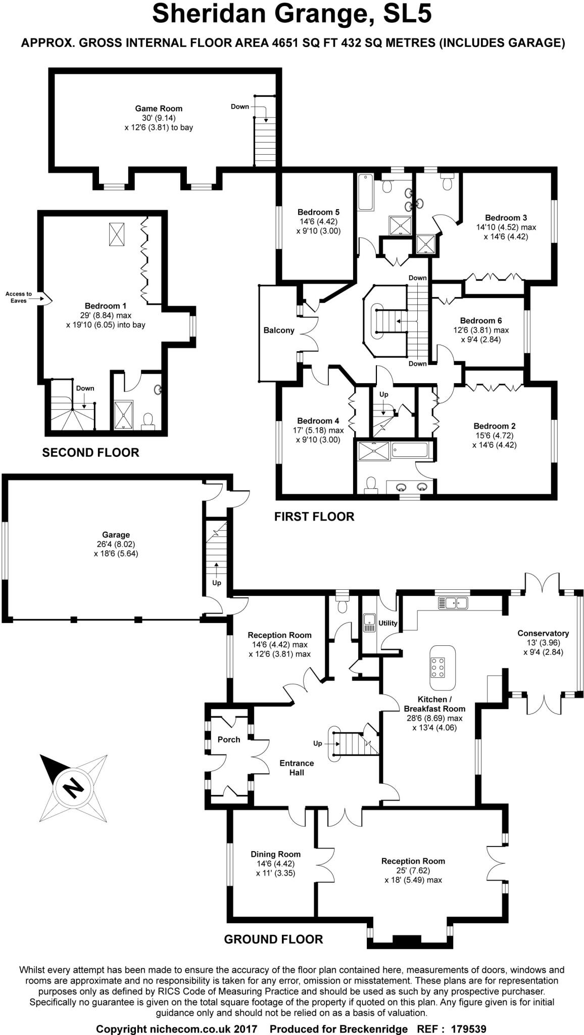 Sheridan Grange, Broomhall Lane, Sunningdale, Berkshire, SL5 floorplan