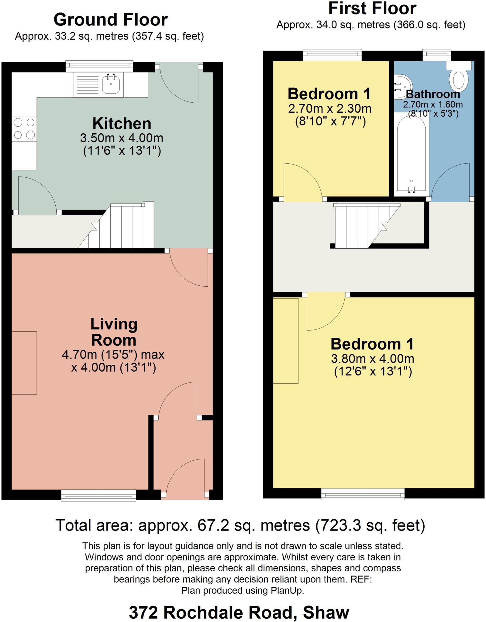 Rochdale Road, Shaw, OL2 7HS floorplan