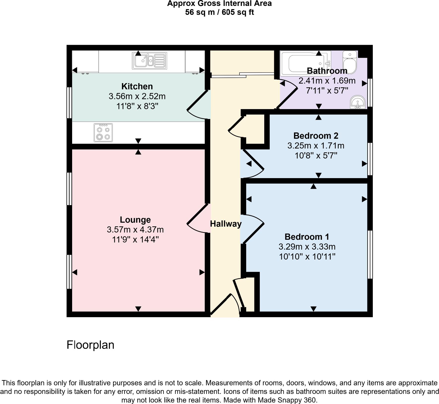 Coltsfield, Stansted floorplan