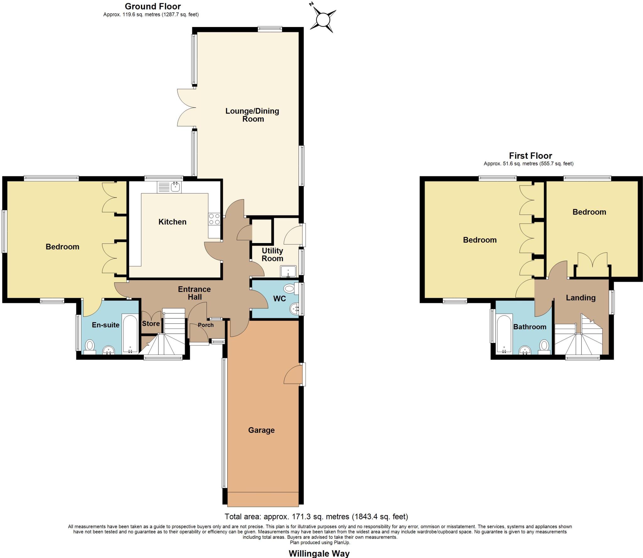 Willingale Way, Thorpe Bay, Essex, SS1 floorplan
