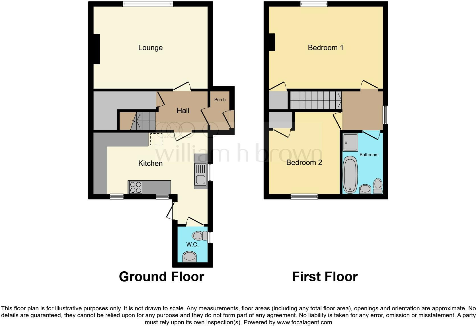 Elizabeth Road, Pilgrims Hatch, Brentwood floorplan