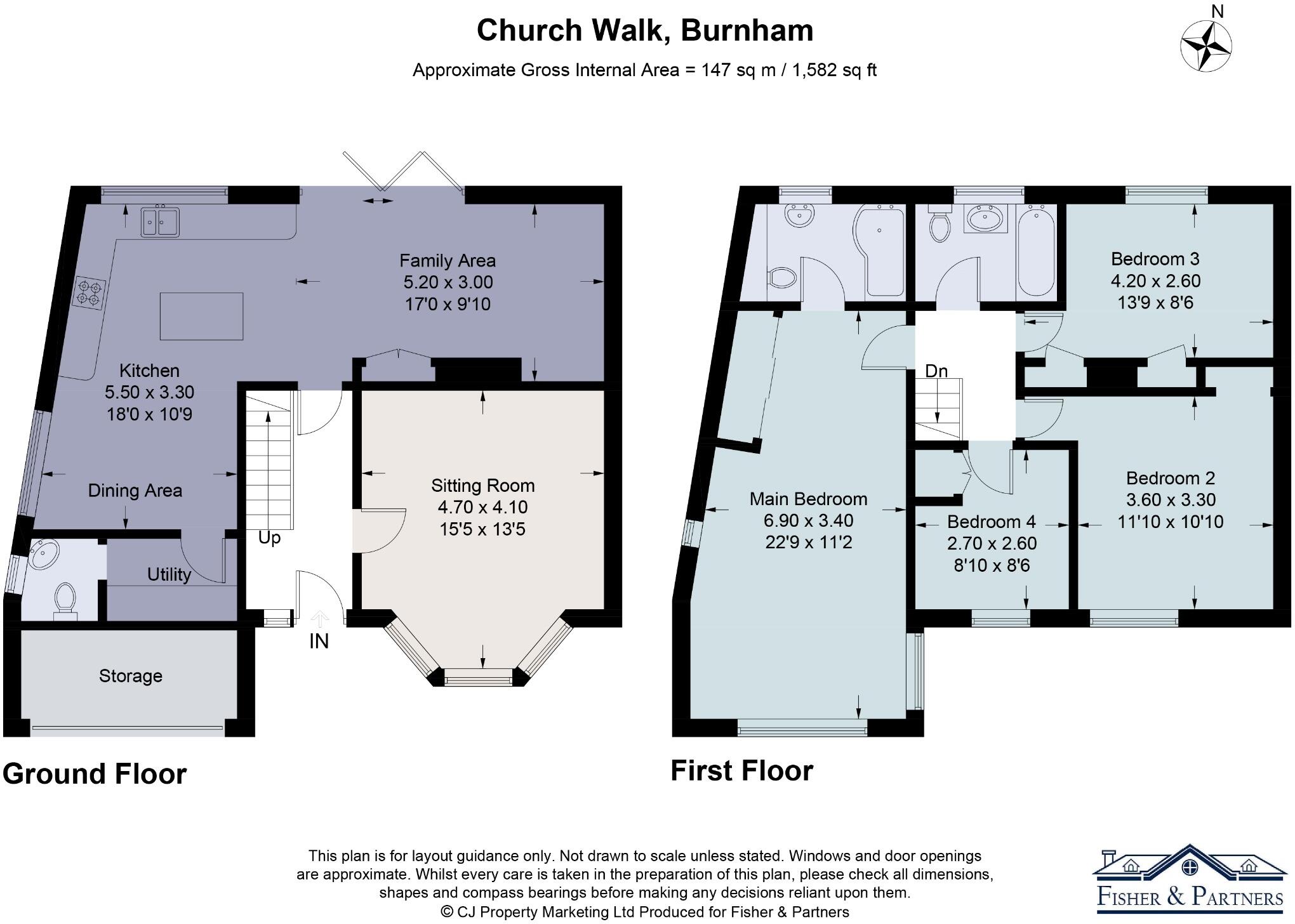 Church Walk, Burnham floorplan
