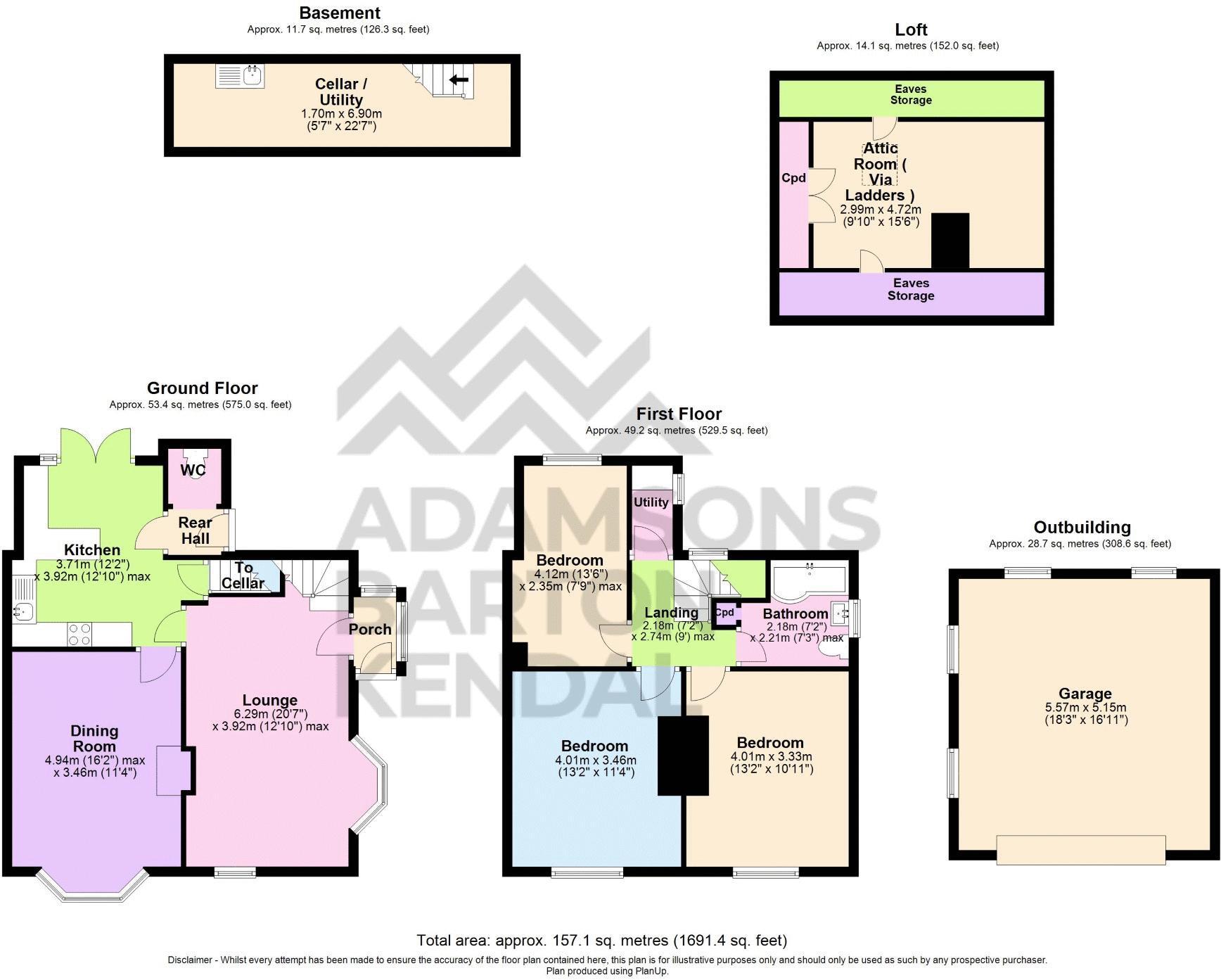 Arthington, Buckley Hill Lane, Rochdale OL16 floorplan