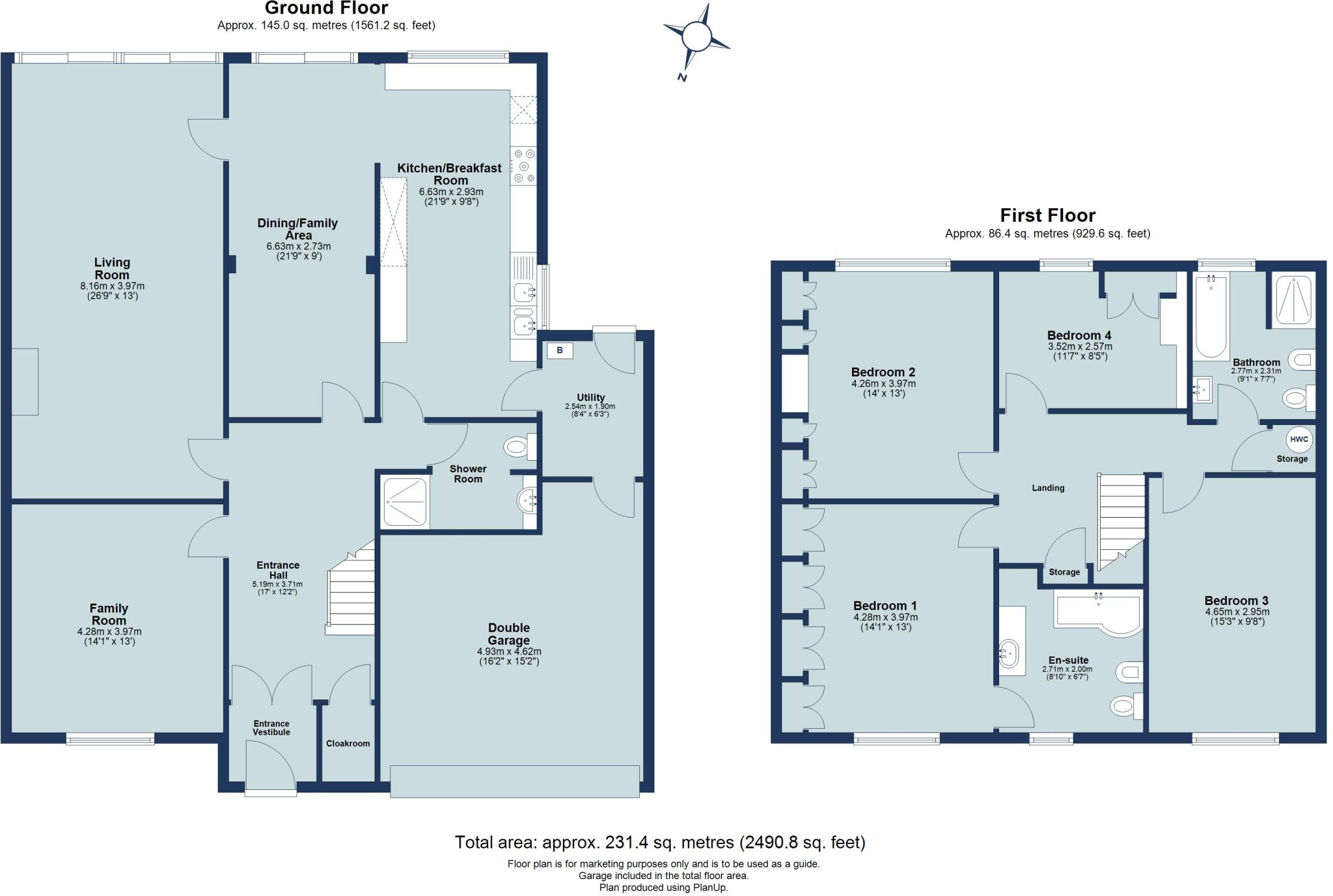The Rise, Elstree, Borehamwood, Hertfordshire, WD6 floorplan