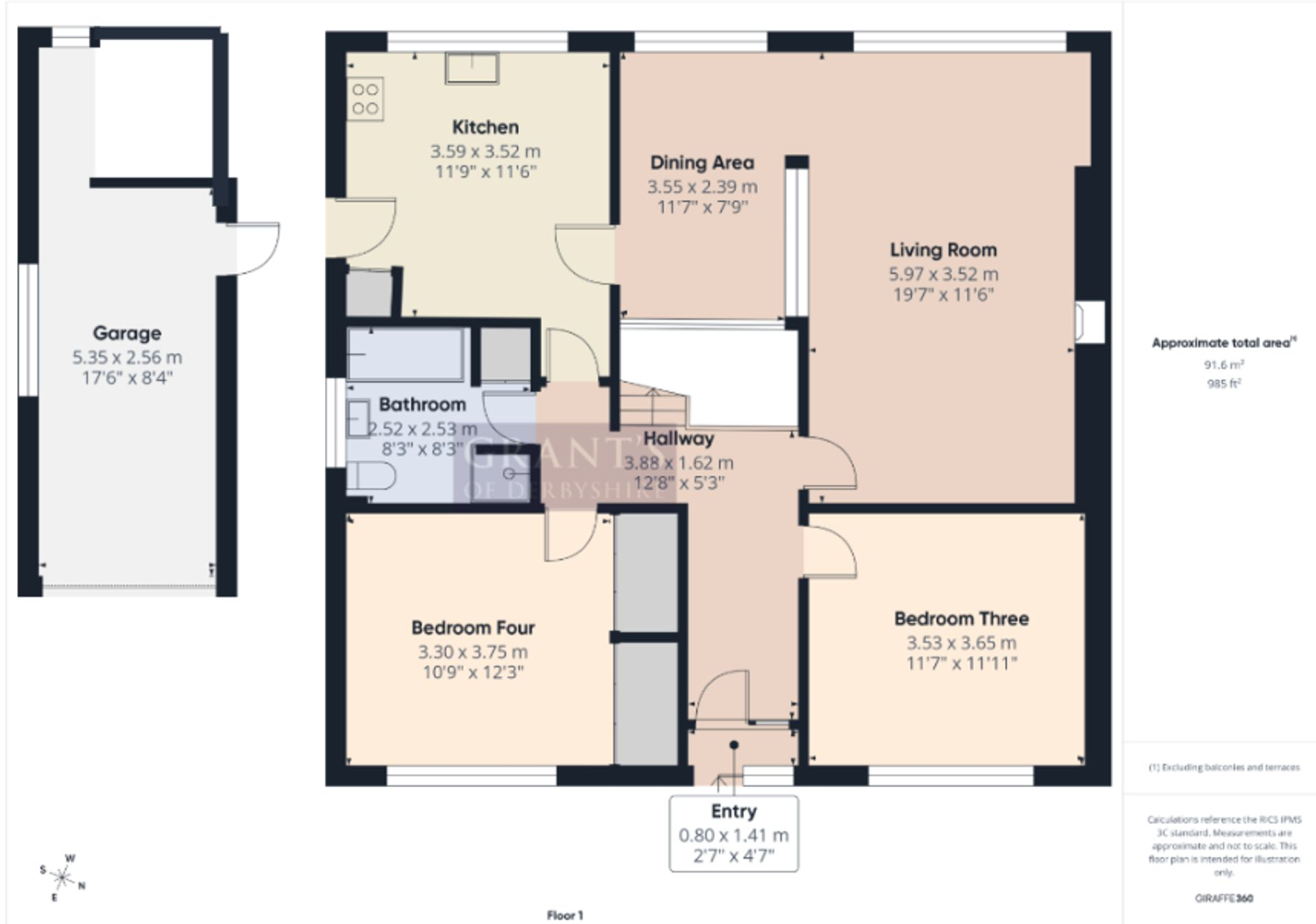 Lady Flatts Road, Wirksworth, DE4 floorplan
