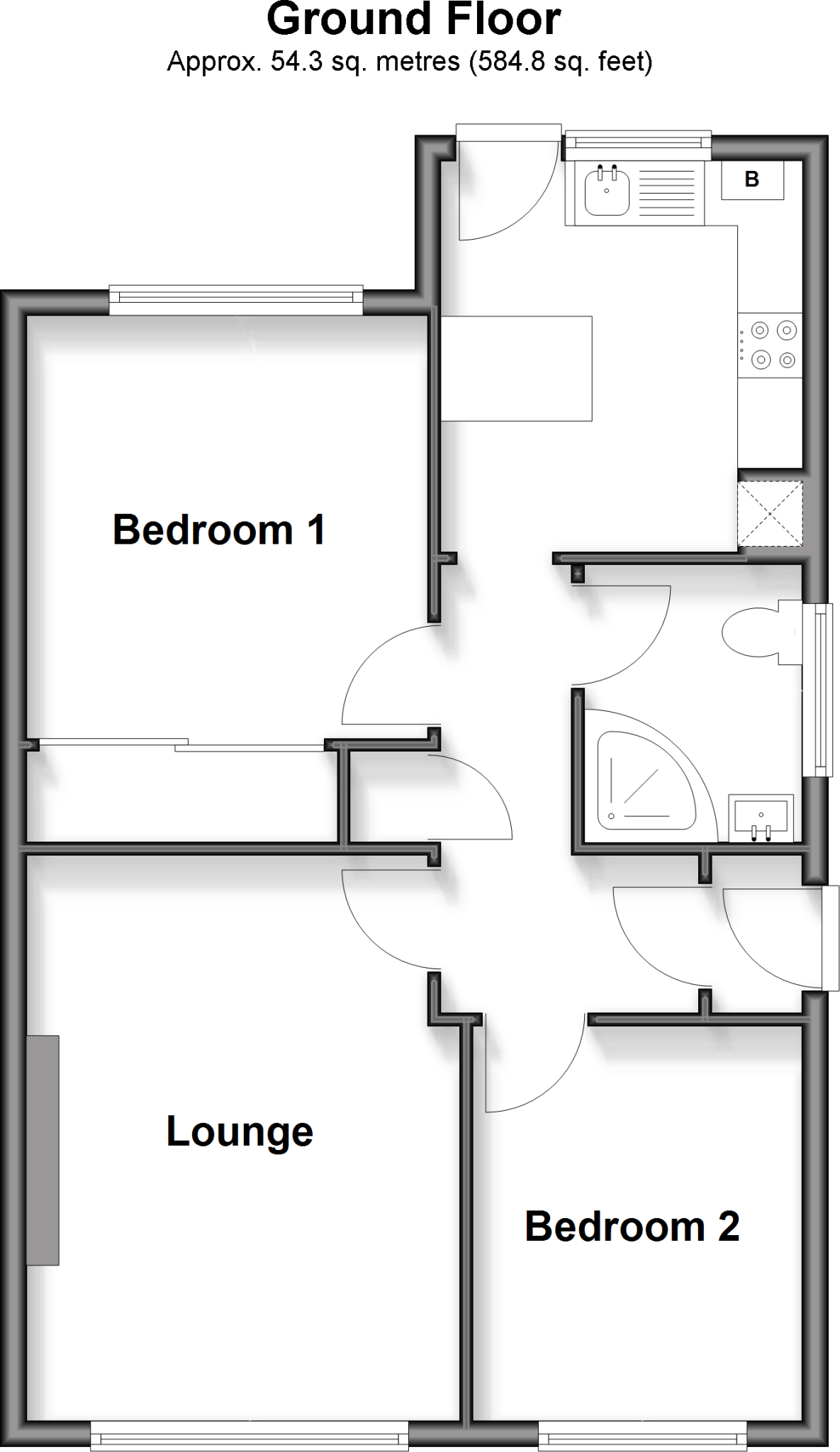 Freemans Close, Seasalter, Whitstable, Kent floorplan