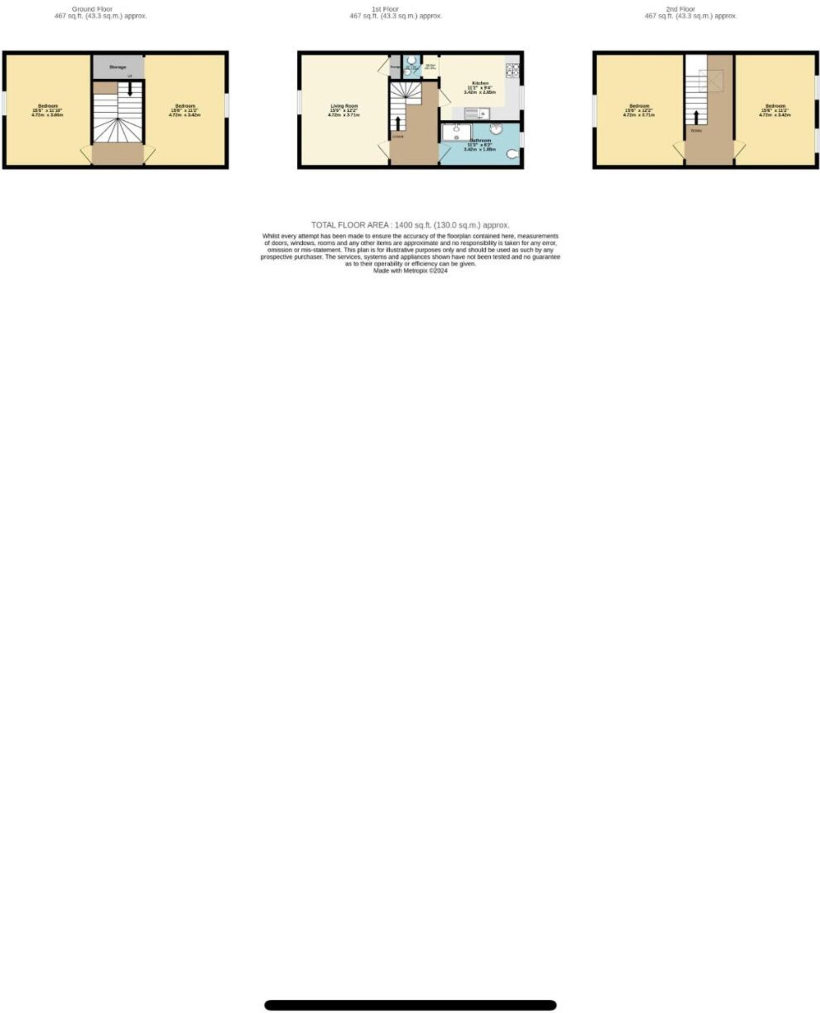 Ashley Road, Bristol, BS6 floorplan