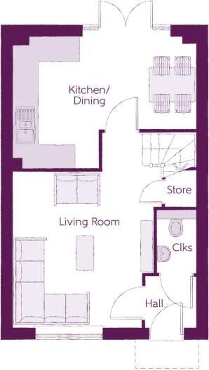 Lark's Place, Kennett Garden Village, Newmarket, CB8 floorplan