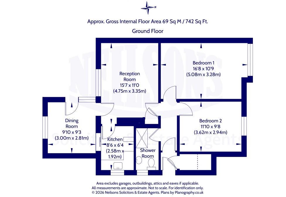 13 Broomside Terrace, Edinburgh, EH12 7LZ floorplan
