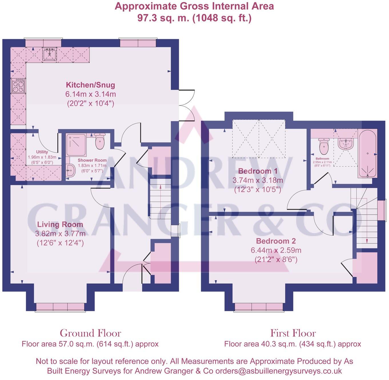 3 Stanton Close, Desborough, NN14 floorplan