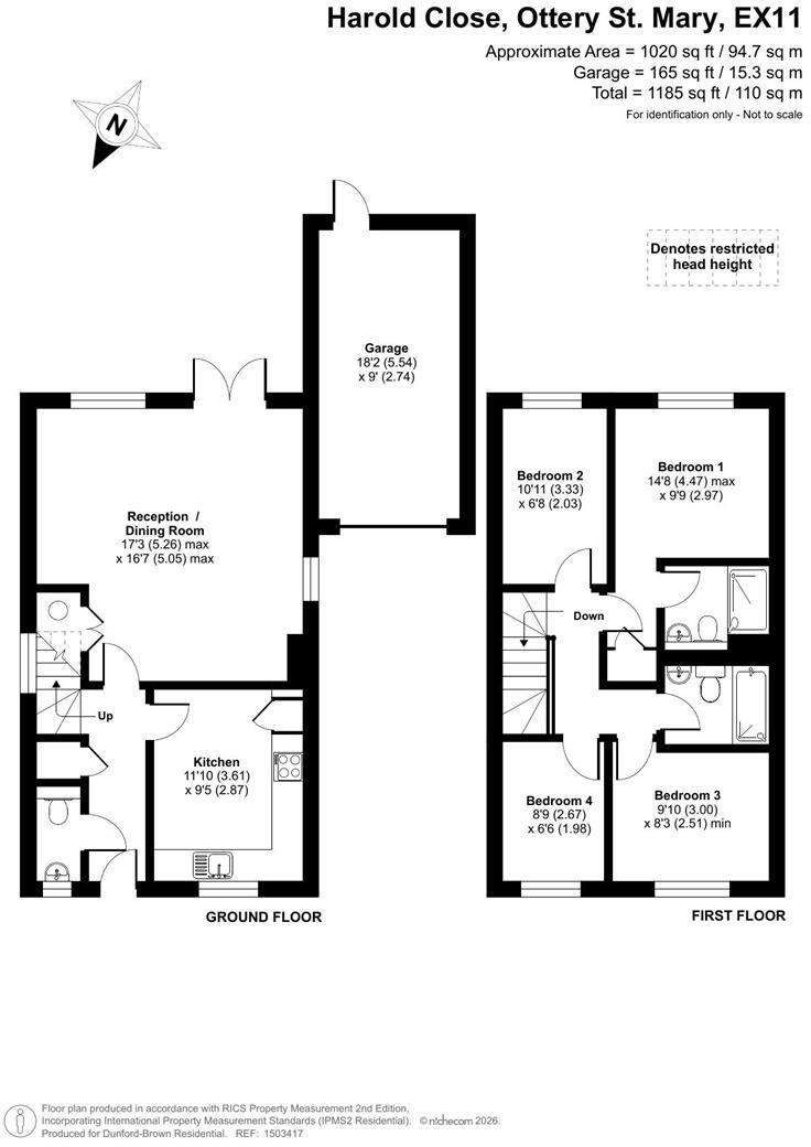 Harold Close, Ottery St. Mary floorplan