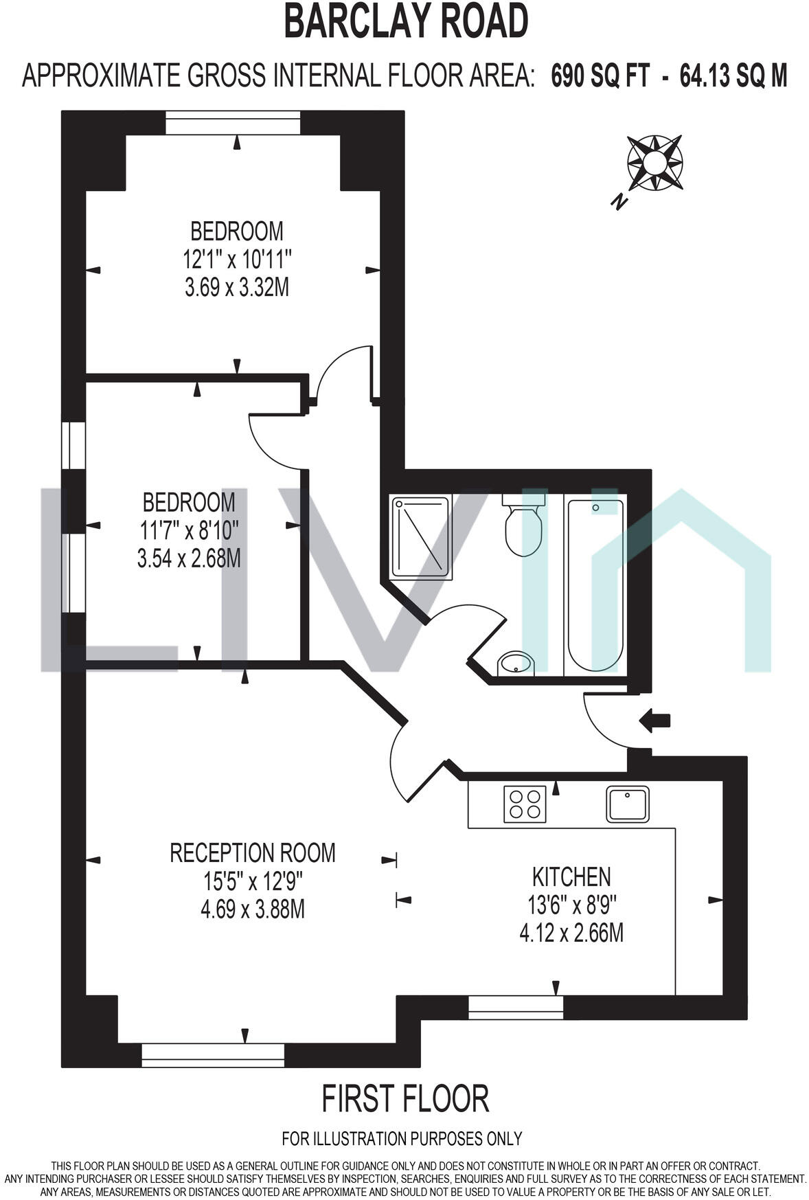Barclay Road, Croydon, Surrey floorplan