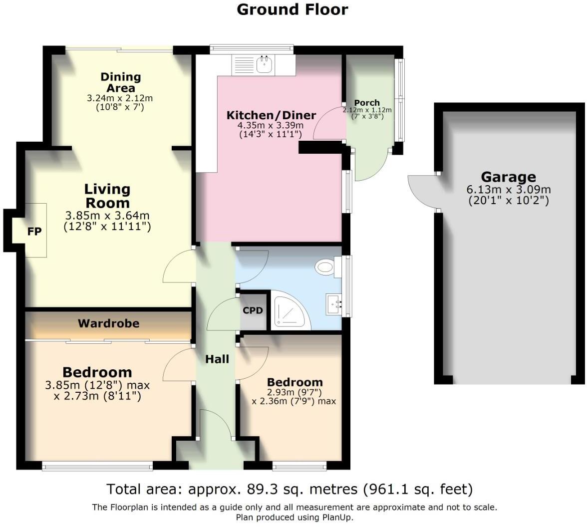 Clopton Gardens, Hadleigh floorplan