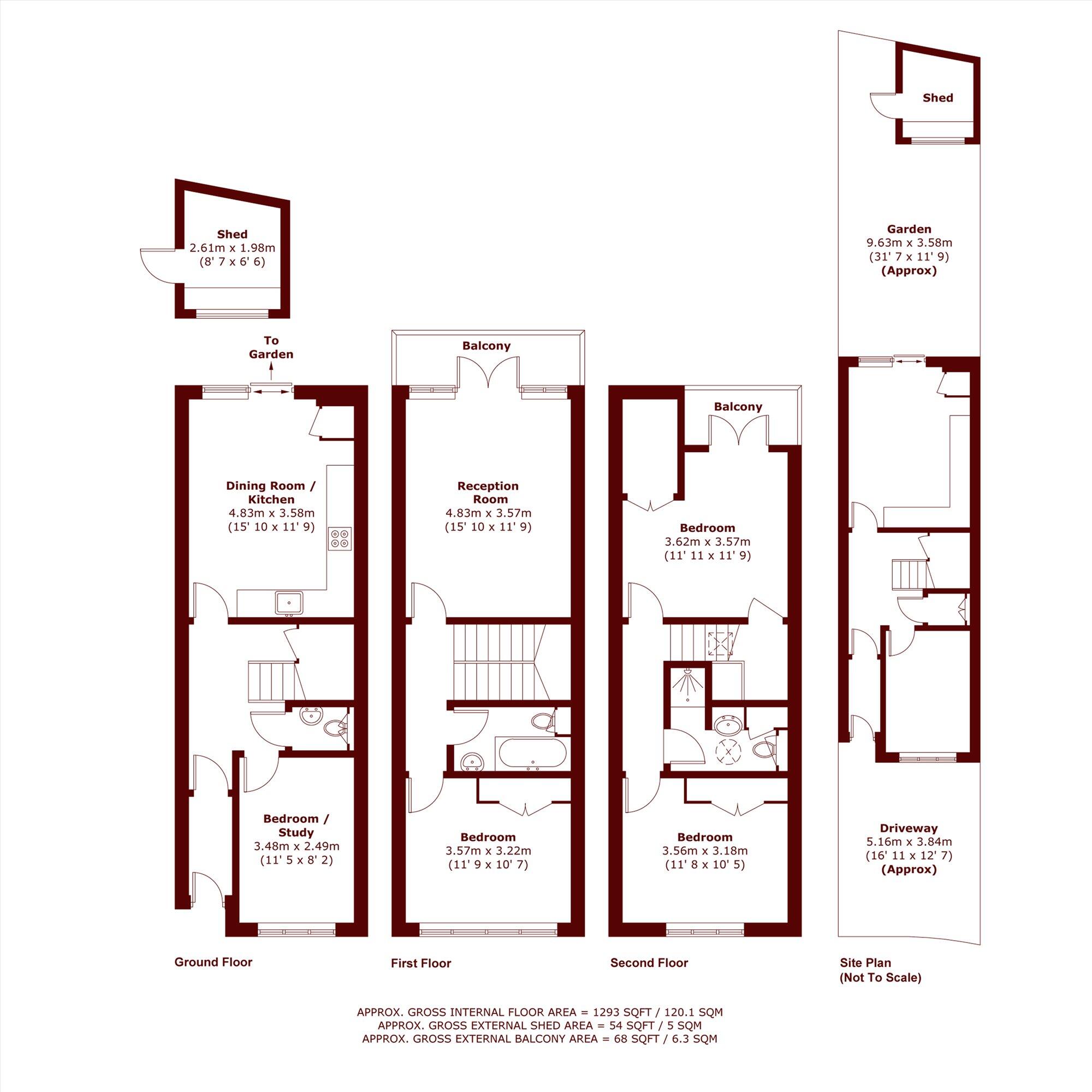Brookwood Avenue, Barnes floorplan