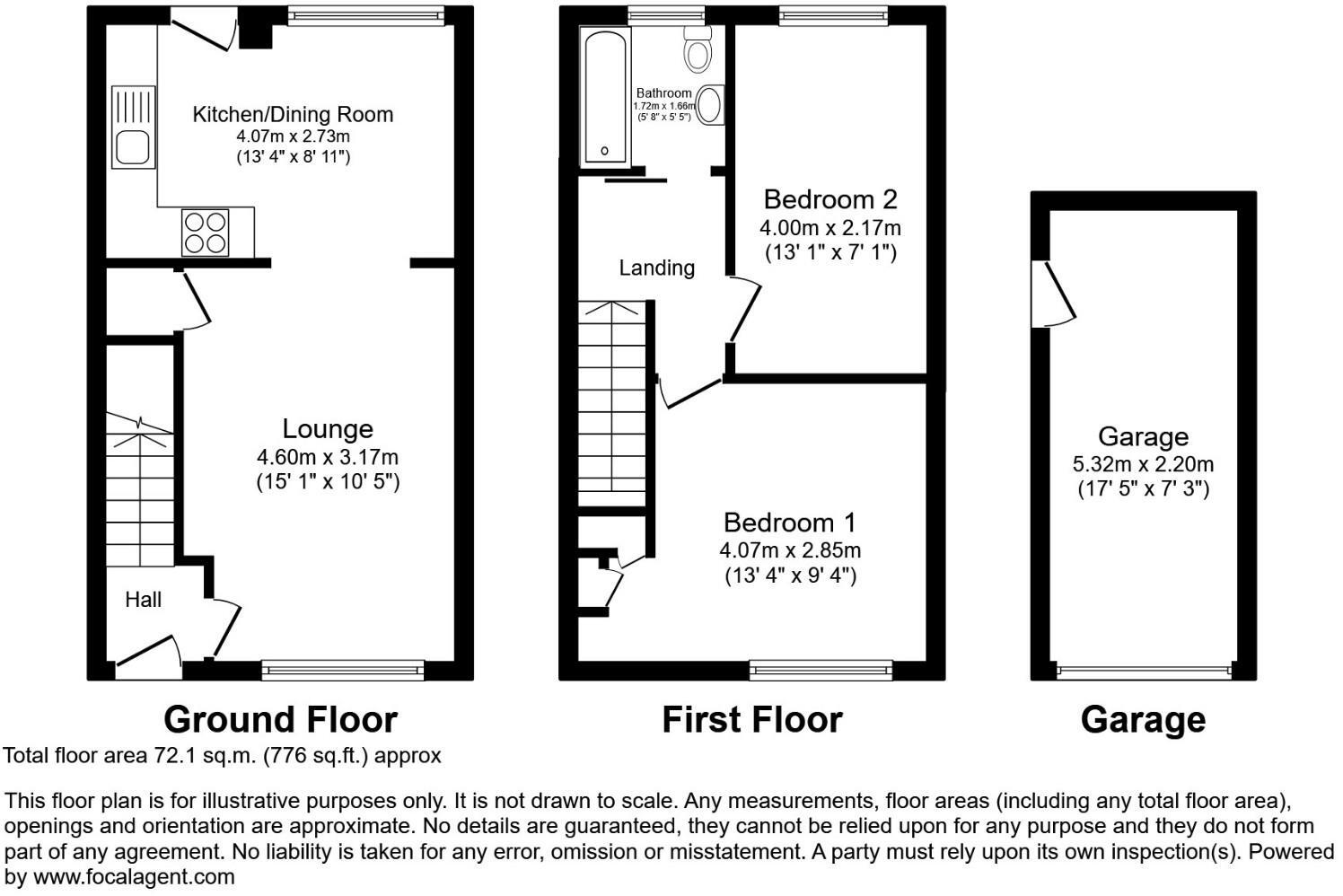 Nunnington Crescent, Harrogate, North Yorkshire floorplan