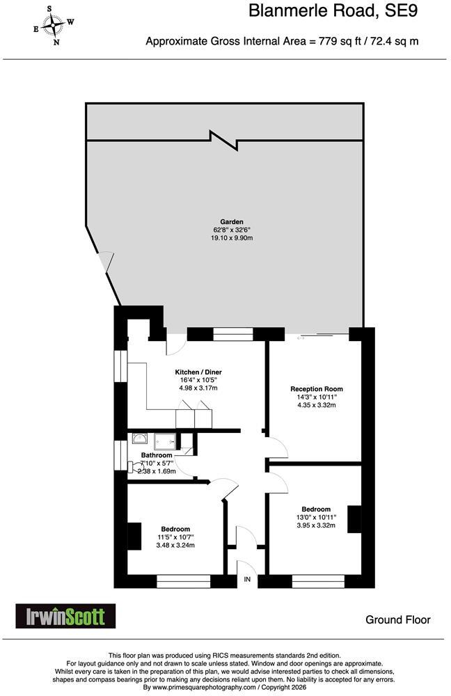 Blanmerle Road, London floorplan