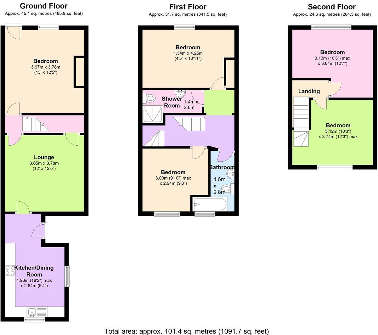 158 Crookesmoor Road, Crookesmoor floorplan