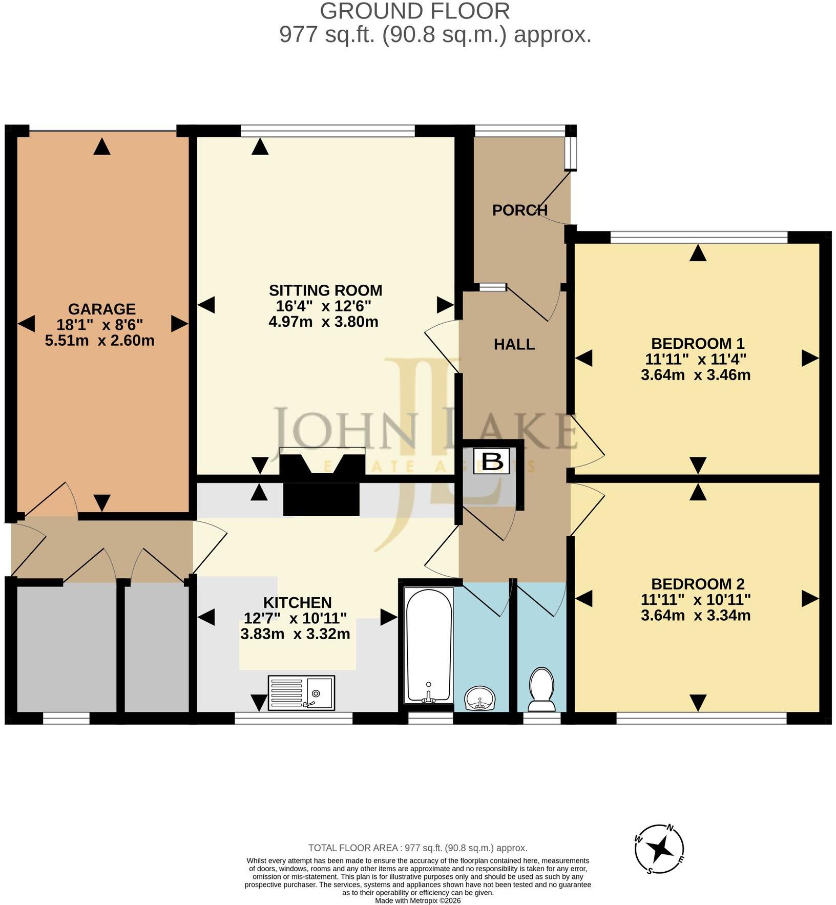 Barton, Torquay floorplan