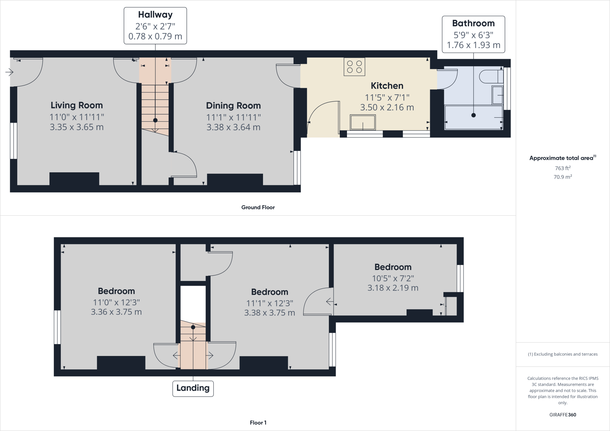 Northwall Road, Deal floorplan