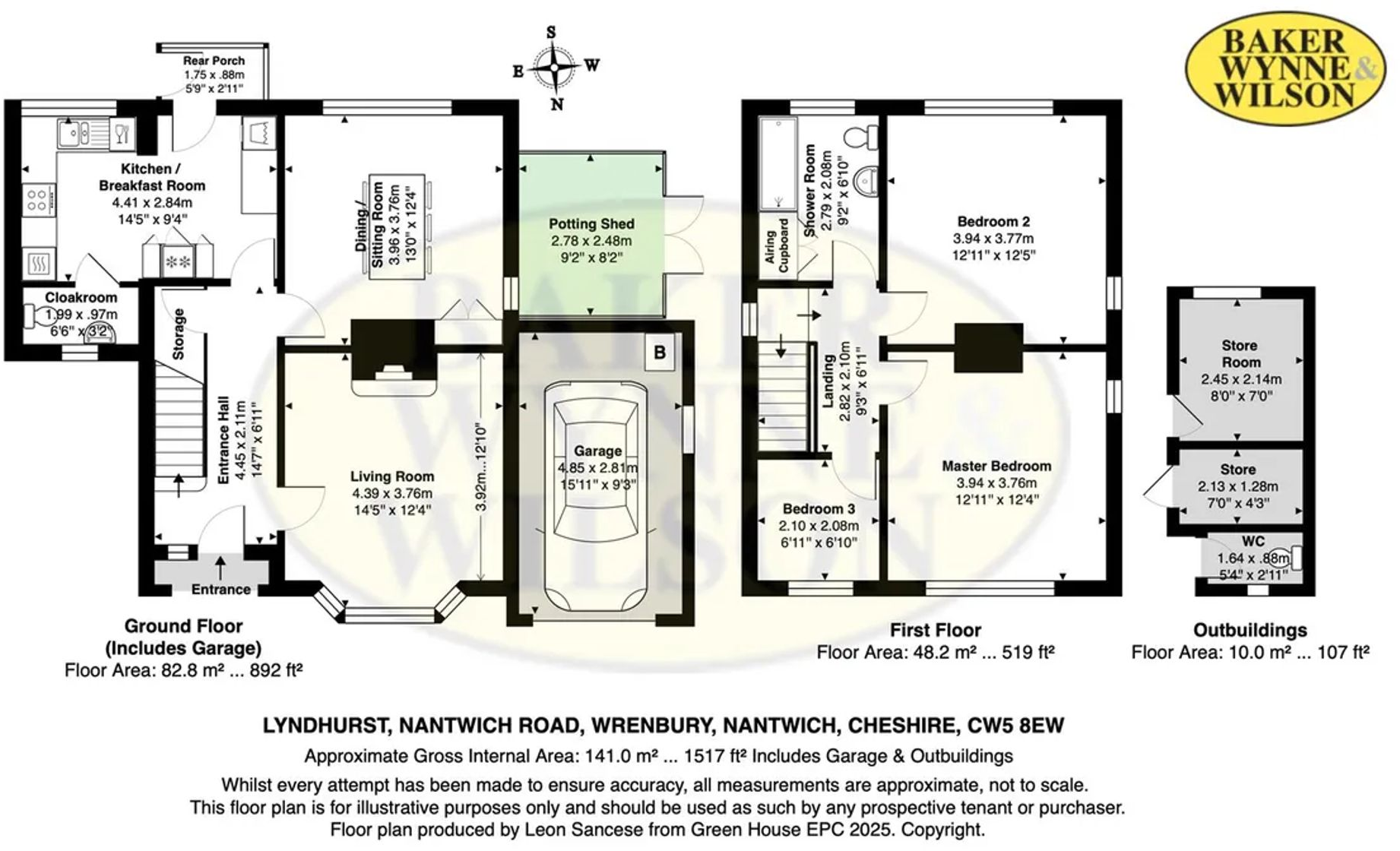 Nantwich Road, Wrenbury, CW5 floorplan