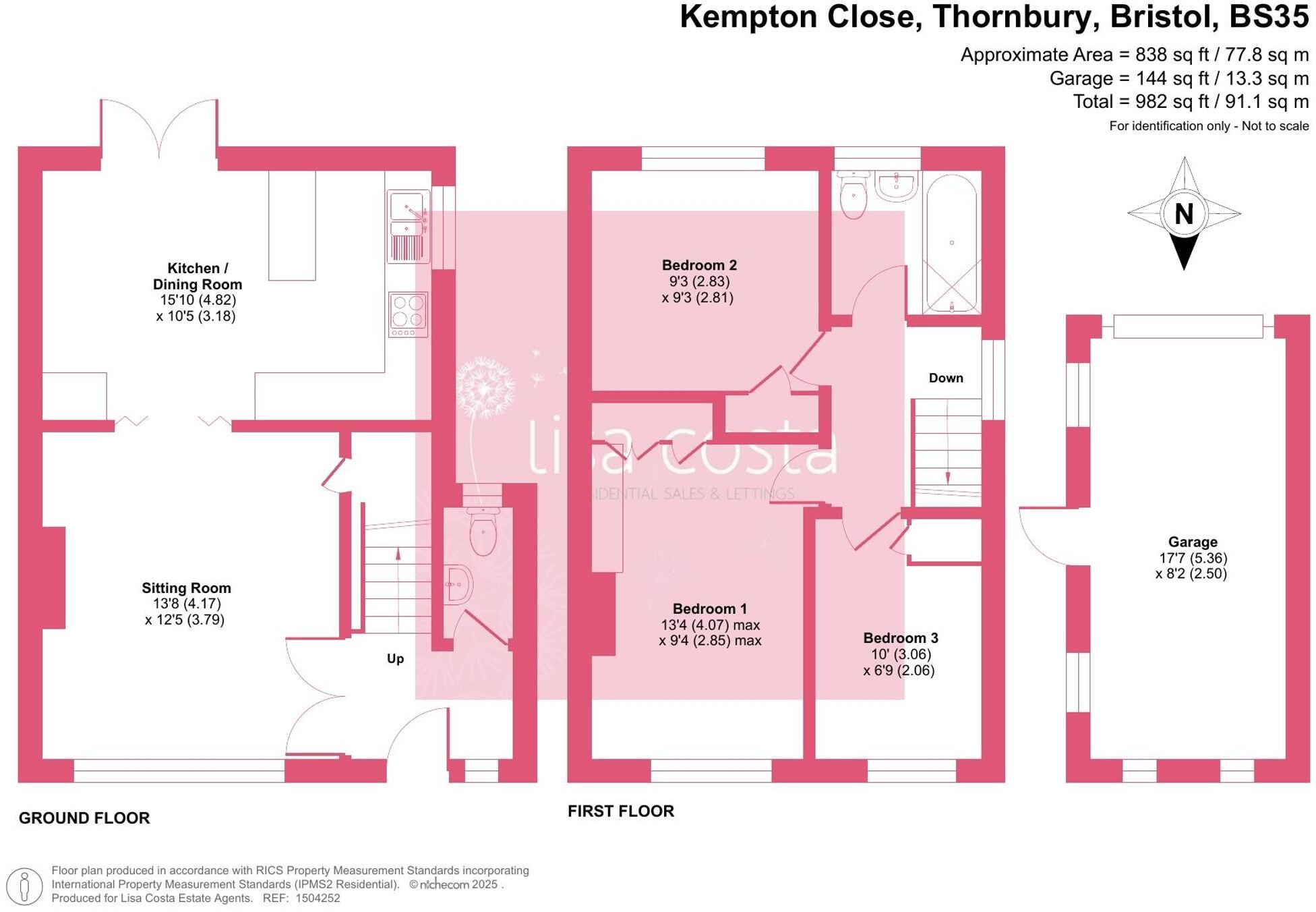 Kempton Close, Thornbury, BS35 floorplan