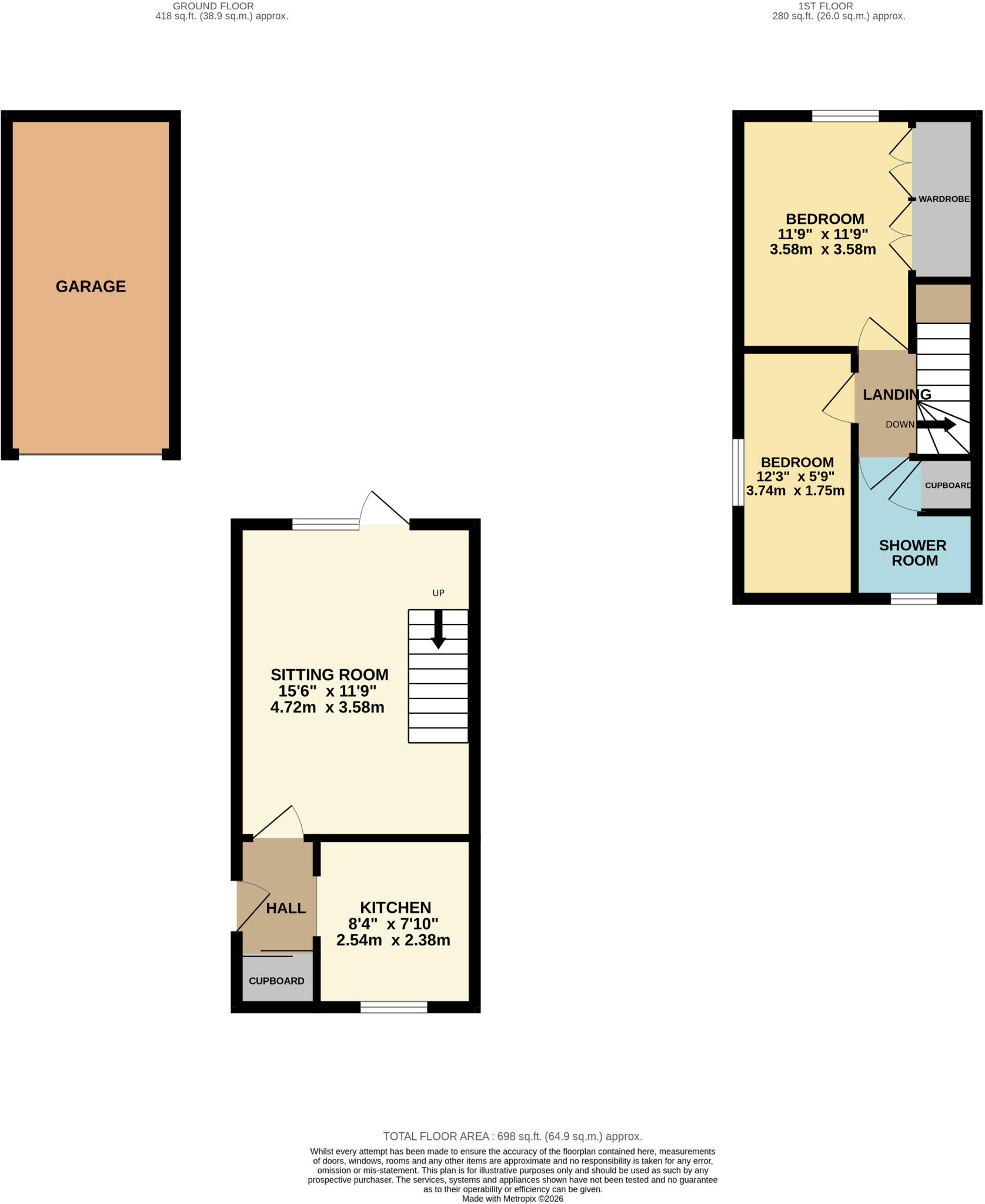 Buttercup Court, Deeping St James, Peterborough, Lincolnshire, PE6  floorplan