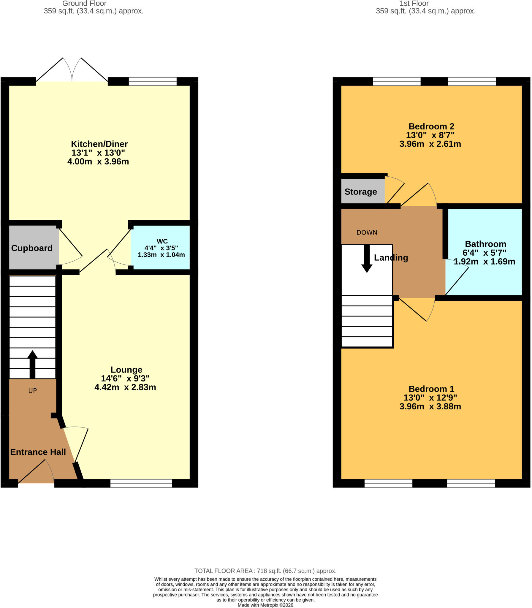 Wootton Drive, Wolverhampton, WV5 floorplan