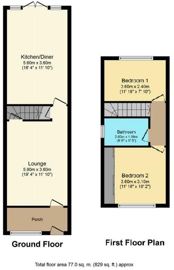 Buckingham Avenue, Wirral floorplan