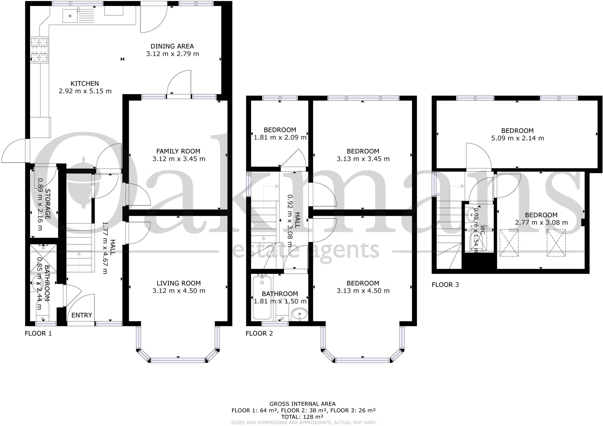 Beeches Avenue, Birmingham, B27 floorplan