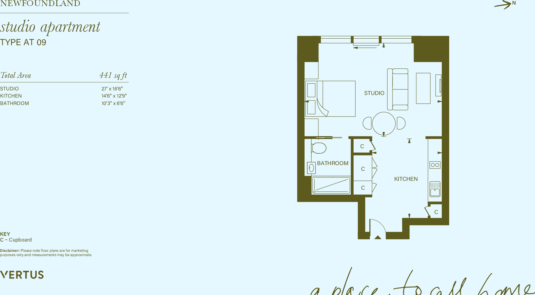 Newfoundland Place, London, E14 floorplan