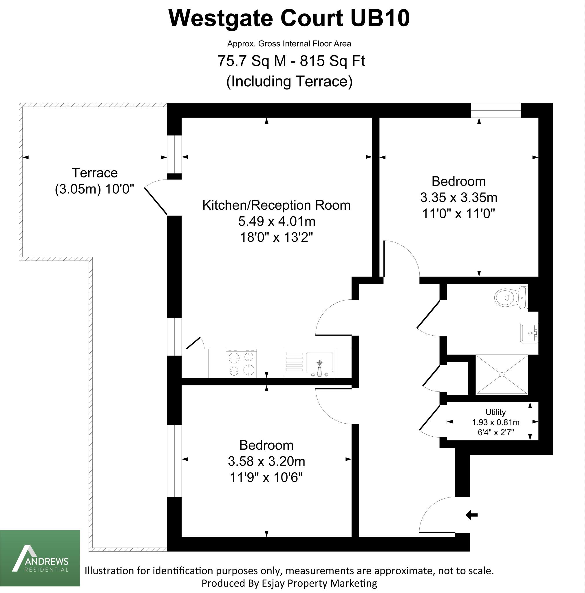 Long Lane, Hillingdon floorplan
