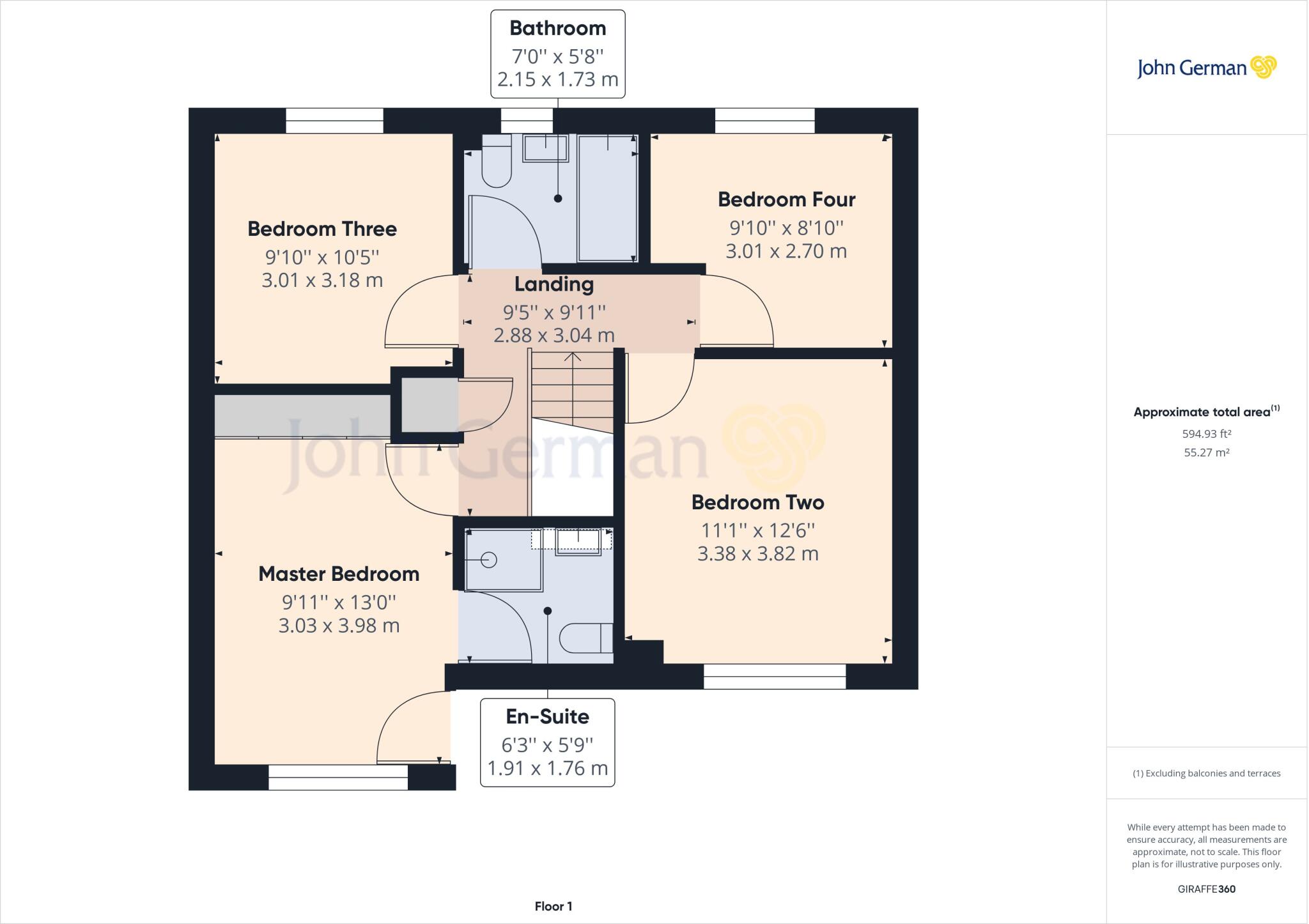 Maple Close, Doveridge floorplan